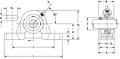 Mounted Bearings pillow block set screw YAS INDUST SS G